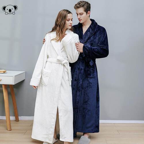 J 83222 Women Loungewear Robe Simple Winter Warmth简约浴袍