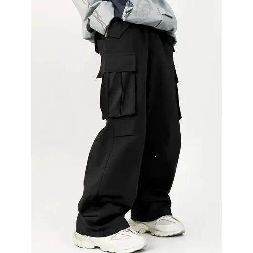 O 60297 Men Casual Pants Loose Side Pockets宽松裤子