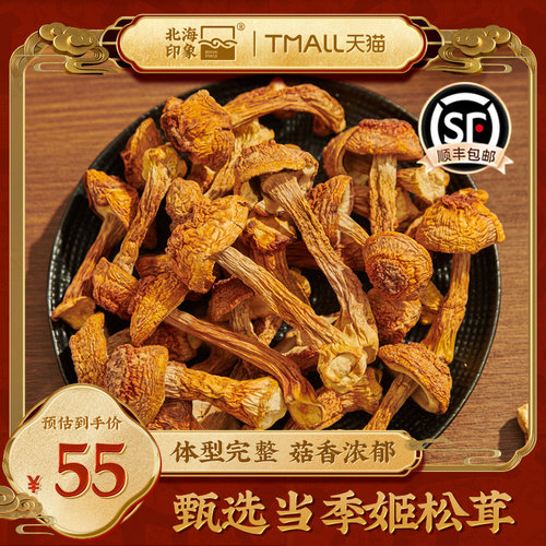 北海印象姬松茸山珍菌菇南北干货炒菜食用煲汤火锅食材食用菌菇