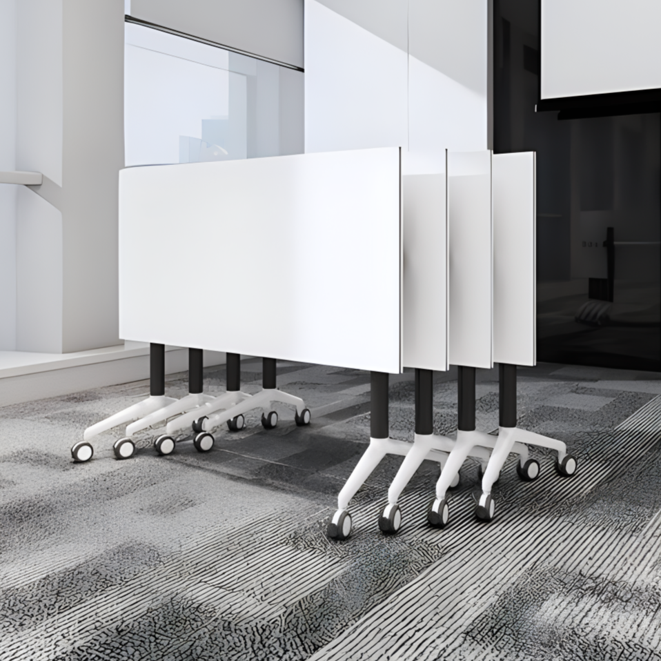 长条桌折叠培训桌子学校教室桌椅组合多功能折叠会议桌可移动拼接