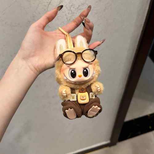 马卡龙适用于labubu搪胶娃衣套装