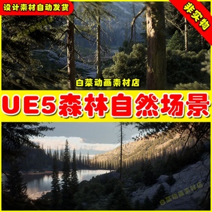 UE5虚幻资源Colorado 自然森林山脉景观场景5.2 Nature Landscape