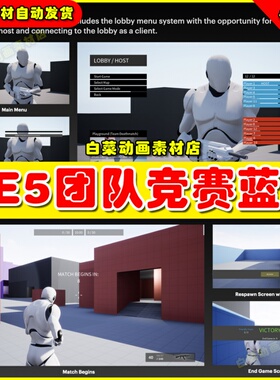 UE5虚幻资源 Team Deathmatch Mode 团队竞赛蓝图5.0