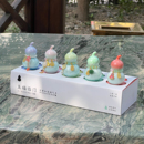 五福临门葫芦中式 陶瓷招茶桌电脑桌面乔迁新居礼物 小摆件寓意好