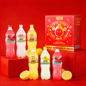 大瓶 柠檬共和国沙糖桔云雾柠檬芭乐气泡水果汁饮料1.25L 新品