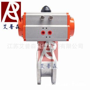 气动对夹球阀 不锈钢薄型气动对夹球阀 Q671F意式