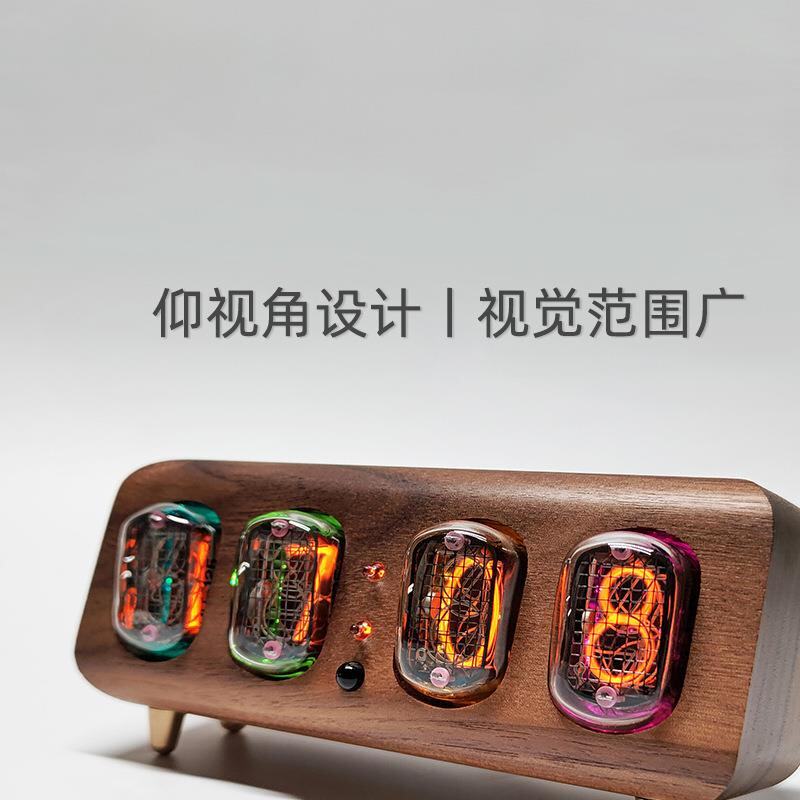 ?批发前苏联IN12辉光数码管时钟简约蓝牙控制辉光灯台钟闹