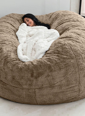 0A2024新款双人多人懒人沙发豆袋客厅沙发床简约沙发榻榻米黑色白