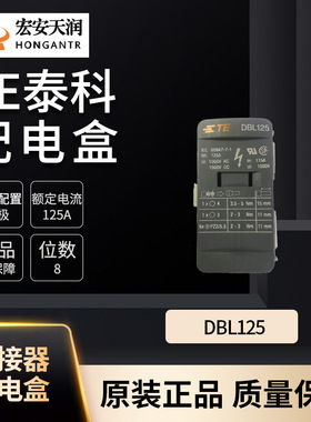 TE泰科DBL配电盒 型号DBL125 电路配置单极1SNL312510R0000