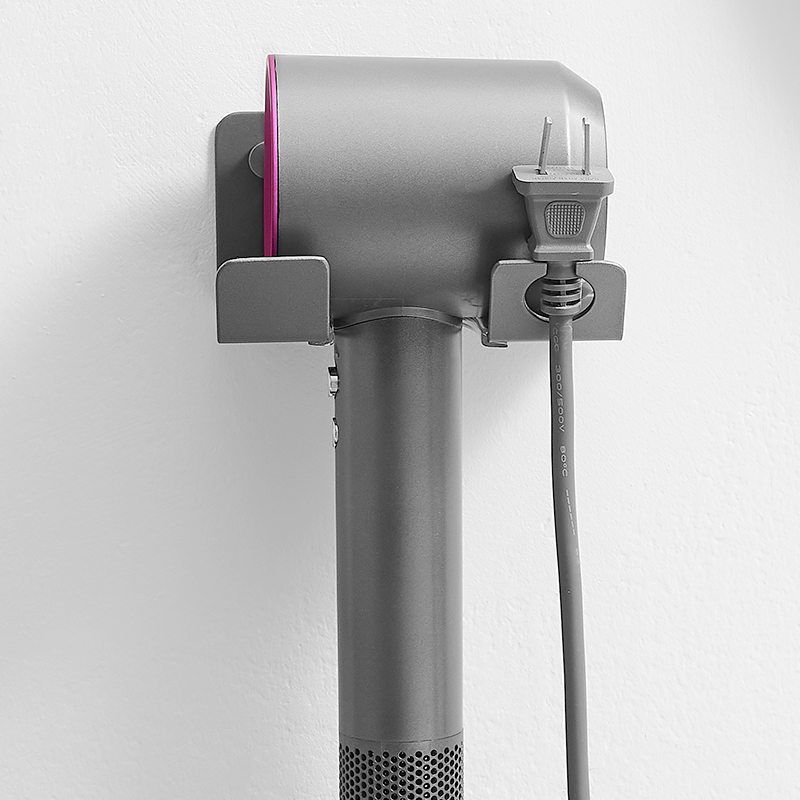 通用免打孔吹风机架304不锈钢