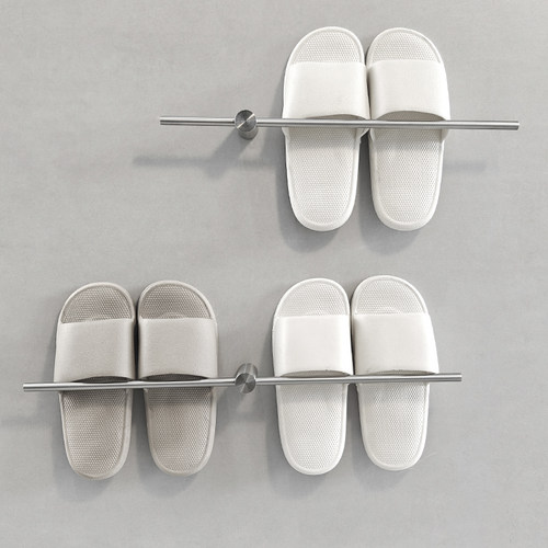 304不锈钢浴室拖鞋架免打孔