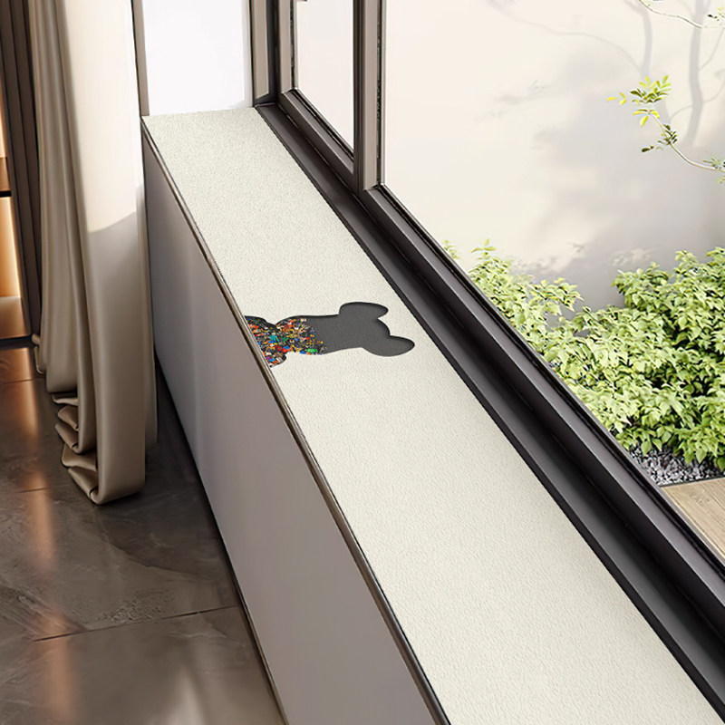 卡通轻奢长条窗台垫极窄改造防水防尘防晒防护垫窗沿皮革保护垫,居家布艺,飘窗垫,淘宝优惠券,粉丝福利购,淘宝优惠卷