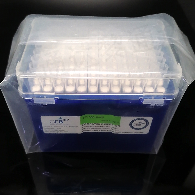 Thermo赛默飞QSP/Axygen/GEB/CksLAB通用10 20 100 200 1000 1250ul滤芯盒装吸头无酶无DNA 96只/盒PCR核酸检