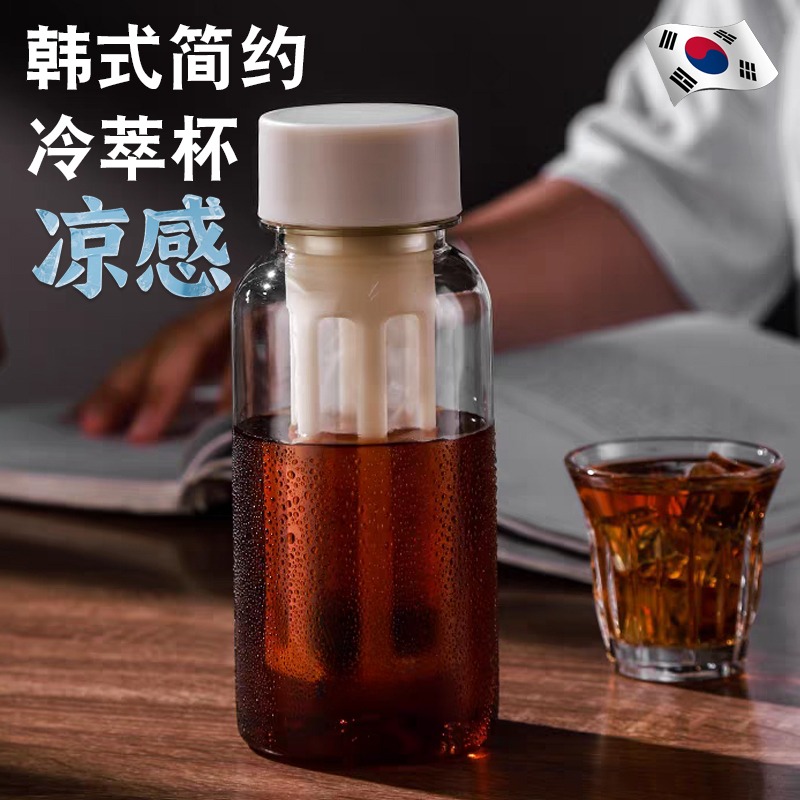冷萃壺玻璃杯韓式簡約咖啡冷萃杯