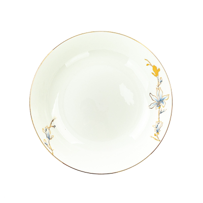 金岚玉唐山骨瓷家用7.5英寸饭盘