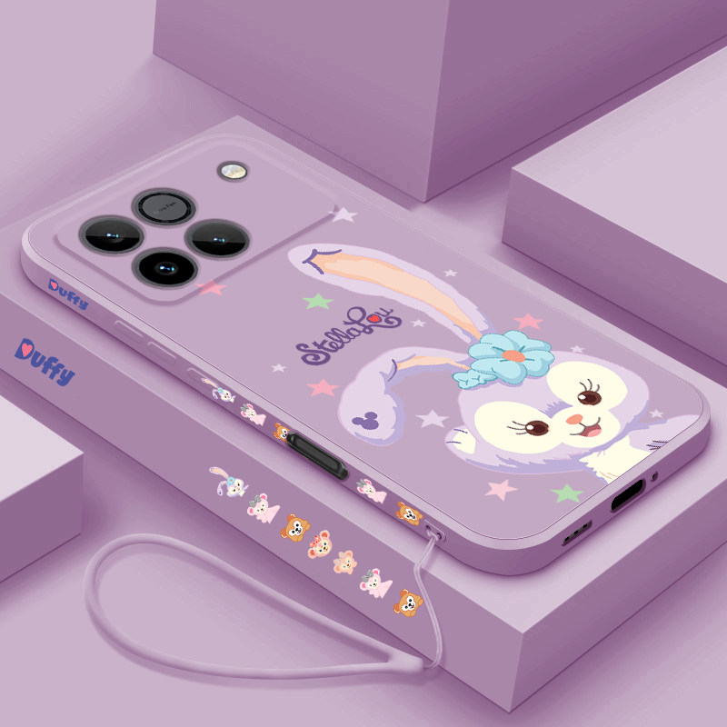 适用荣耀WIN手机壳卡通星黛露WINRT液态硅胶保护套honor win全包防摔女款AAK-AN00直边超薄可爱软壳