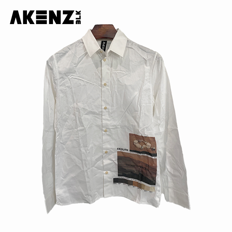 AKENZBLK春夏季衬衫男白色RM35001M20S 男装 衬衫 原图主图