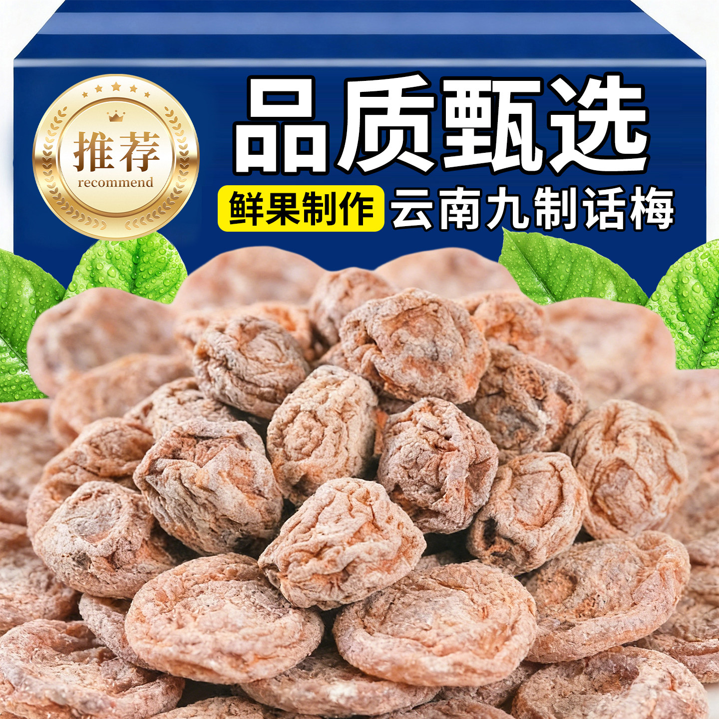 云南正宗九制话梅大理青梅话梅干蜜饯酸梅干孕妇泡水梅子休闲零食