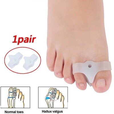Delysia King 1 Pair Gel Foot Fingers Thumb Valgus Protector