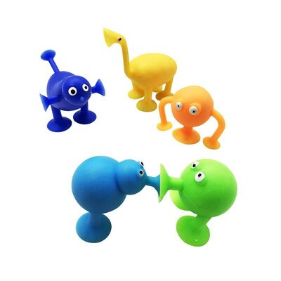 1pc Suction Cup Stickbot Toys Sticky Robbot Toys For Boys Fu