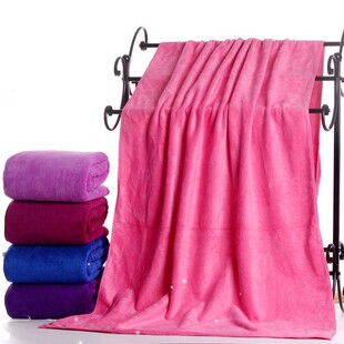 Microfiber bath towel, super large, soft, high absorption an