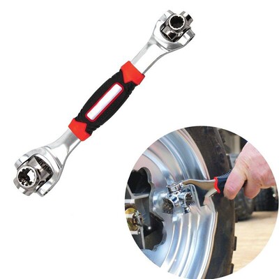 48 in 1 Socket Wrench Rotary Spanner Work with Spline Bolts