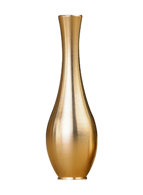 摆件客厅花瓶黄铜小号复古