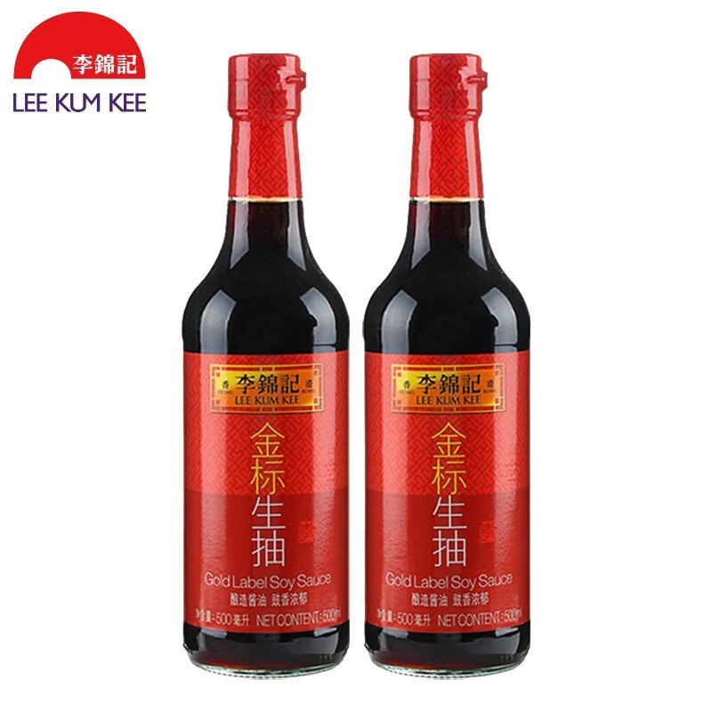 金标生抽蘸点酱油李锦记