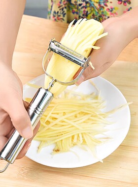 厨房家用多功能刮土豆丝切丝器切菜器削皮刀萝卜擦丝刨丝神器黄瓜