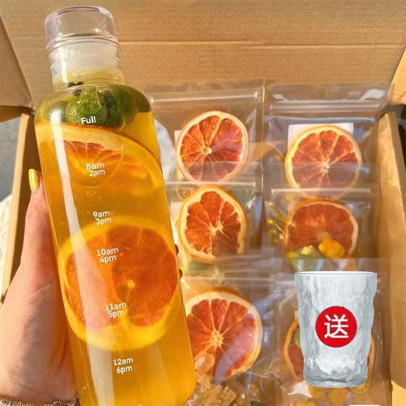 凍干青桔檸檬百香果茶水花果茶