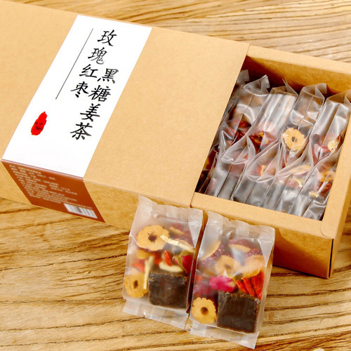 黑糖姜枣茶桂圆红枣枸杞组合花茶