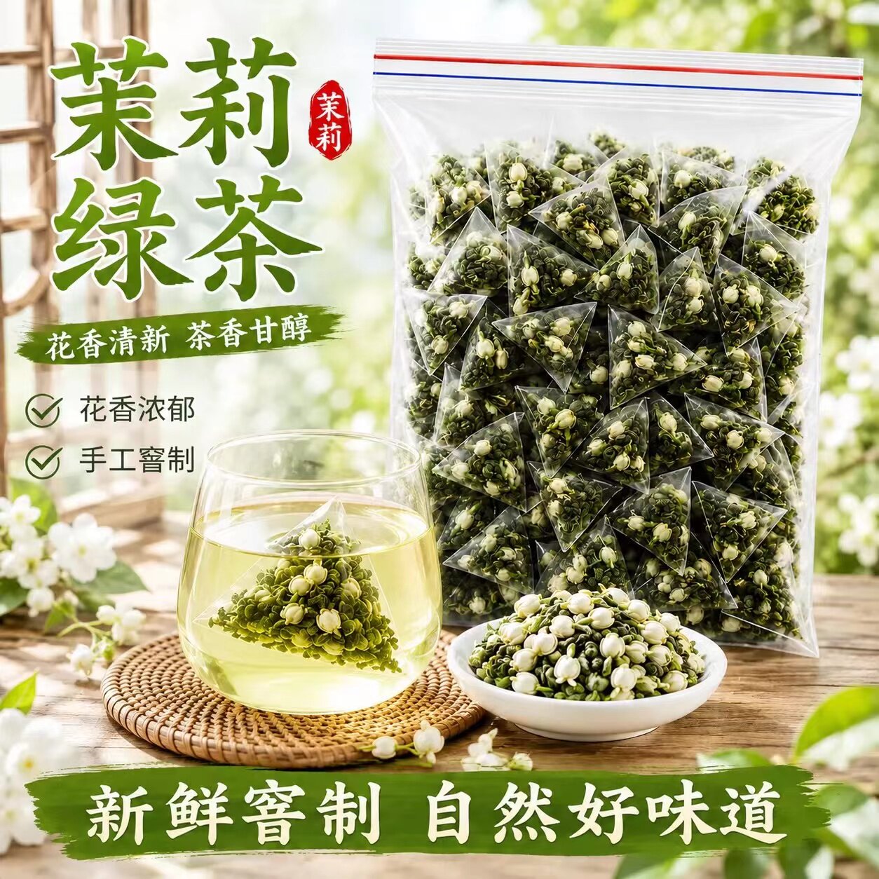 茉莉绿茶冷泡茶独立小包装