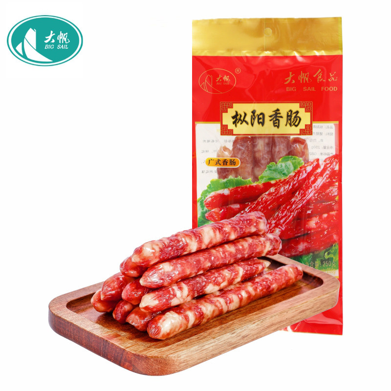 大帆枞阳广式香肠安徽传统特产农家土猪肉腊肠广式甜味香肠250g,粮油调味/速食/干货/烘焙,香肠/腊肠/烤肠,淘宝优惠券,粉丝福利购,淘宝优惠卷