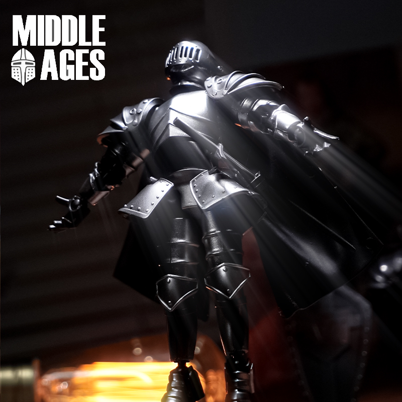 中世纪骑士人偶多关节可动拼装模型手办拼装高颜值摆件男孩礼物