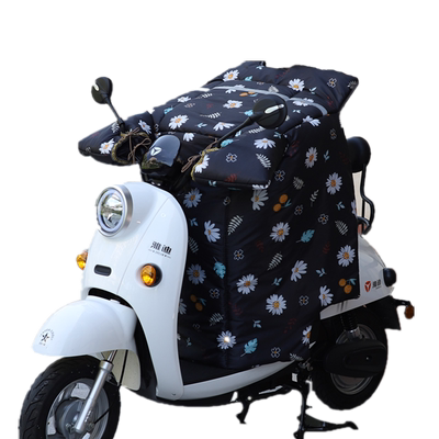 加绒加厚电动车挡风被防寒保暖