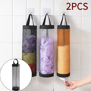 Garbage Organizer Kitchen Grocery Bag Home Holder Wall