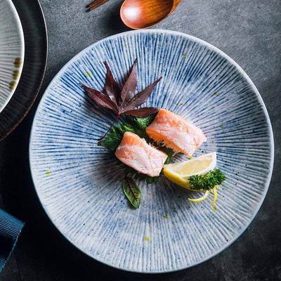 salad plate round large bowl tray dish 沙拉菜盘子