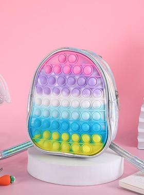 Pop Fidget Toys Backpack Its For Girls Kids Children Pops Fi