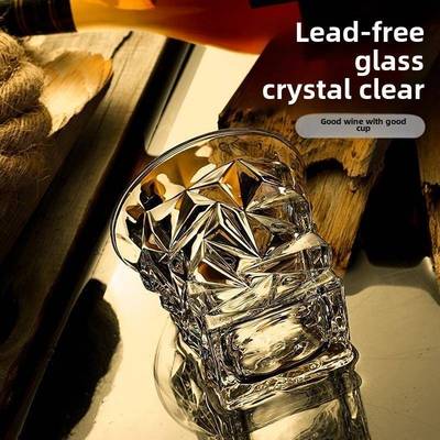 lead-free wine whiskey glass home beer glass cup set europea