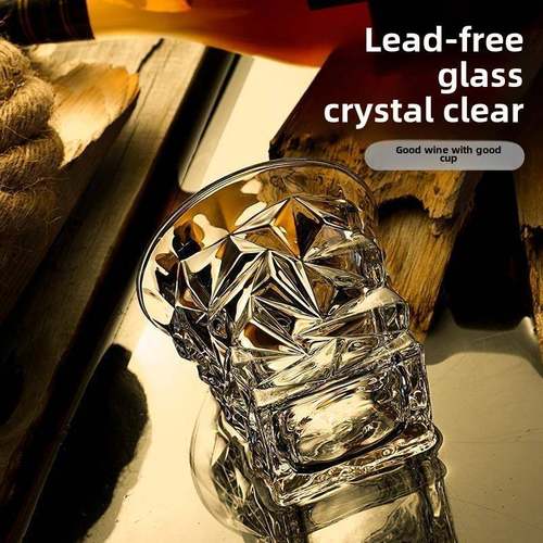 lead-free wine whiskey glass home beer glass cup set europea