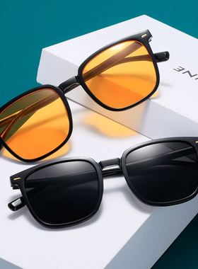 男士覆古偏光太阳镜女眼