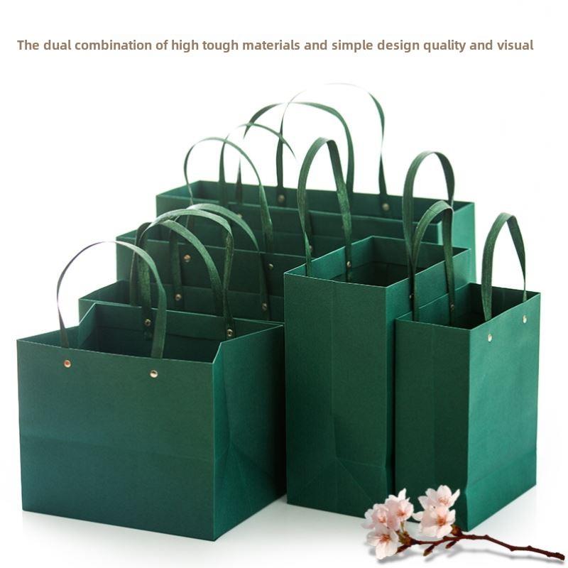 happy birthday gift bag牛皮纸手提袋高档卡纸牛皮纸袋服装化妆