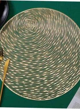 PVC placemat hibiscus flower table mat non-slip insulation