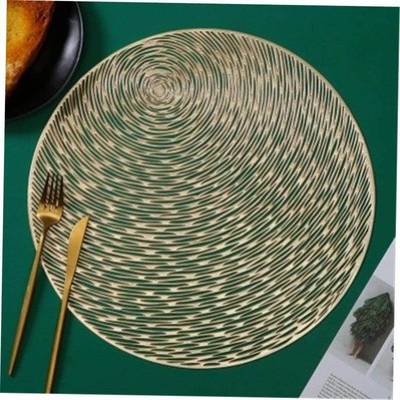 PVC placemat hibiscus flower table mat non-slip insulation