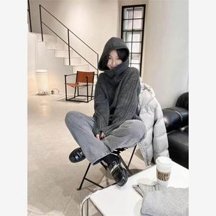 scarf Farah style Korean integrated hat