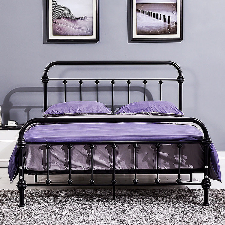 鑫丽景焊大球欧式铁艺床 单双人床公主床 热卖唯美酒店宾馆公寓间