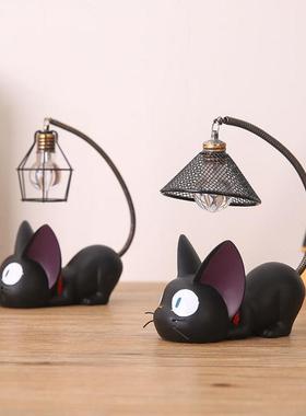 创意学生毕业季儿童节礼物吉吉猫小夜灯送男女朋友生日小摆件