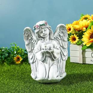 创意欧美家居摆设摆件守护天使装饰品客厅壁橱酒柜摆饰