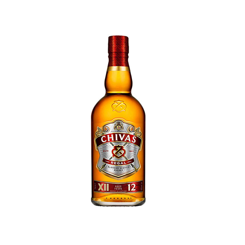 Chivas/芝华士12年700ML苏格兰威士忌调和型海外原瓶进口洋酒无盒