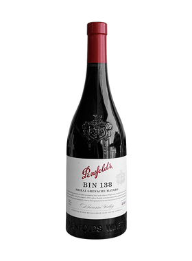 Penfolds/奔富bin138设拉子干红葡萄酒750ML澳大利亚原瓶进口红酒